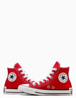 Discount converse Sneakers Femme chuck classic hi rouge