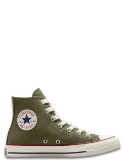 Discount converse Sneakers Femme chuck classic hi vert olive