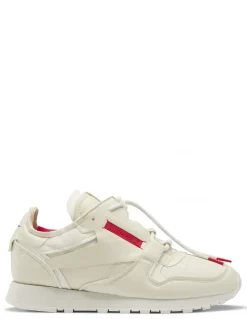 reebok sneakers femme classic vegan cuir beige