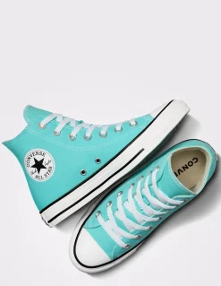 New converse Sneakers Femme Ctas Hi Double Cyan