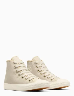 New converse Sneakers femme ctas hi natural ivory/light gold/egret