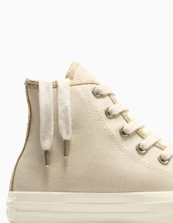 New converse Sneakers femme ctas hi natural ivory/light gold/egret