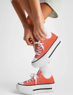 Online converse Sneakers Femme Ctas Lift Double Stack Ox Vermillion Red