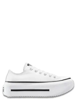 Sale converse Sneakers Femme Ctas Lift Double Stack Ox White/Black