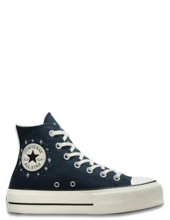 New converse Sneakers Femme Ctas Lift Hi Bleu Marine
