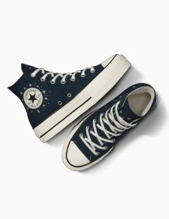 New converse Sneakers Femme Ctas Lift Hi Bleu Marine