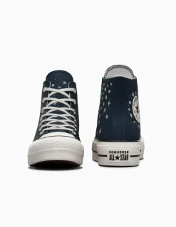 New converse Sneakers Femme Ctas Lift Hi Bleu Marine