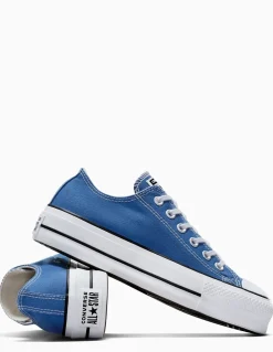 converse Sneakers Femme ctas lift ox bleu