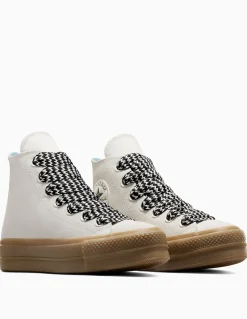 Sale converse Sneakers Femme Ctas Lift Hi Blanc