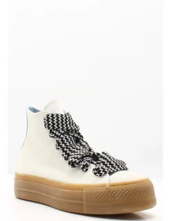 Sale converse Sneakers Femme Ctas Lift Hi Blanc