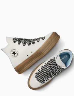 Sale converse Sneakers Femme Ctas Lift Hi Blanc