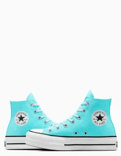 Hot converse Sneakers Femme ctas lift hi triple cyan/white/black