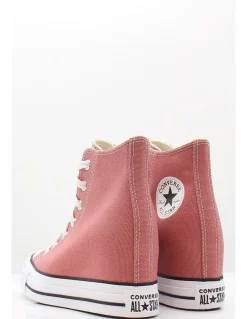 Sale converse Sneakers Femme Ctas Wedge Hi Light Saddle/White/Black