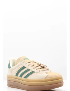 Best adidas Sneakers femme Gazelle Bold daim beige/vert
