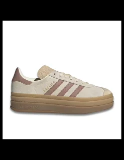 Best adidas Sneakers femme gazelle bold daim beige/rose