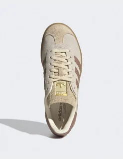 Best adidas Sneakers femme gazelle bold daim beige/rose