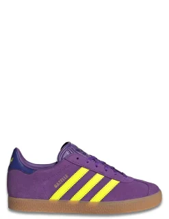 Discount adidas Sneakers Femme Gazelle j Purple/Yellow
