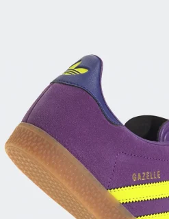 Discount adidas Sneakers Femme Gazelle j Purple/Yellow
