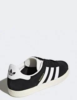 New adidas Sneakers Femme gazelle j Noir/Blanc