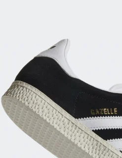 New adidas Sneakers Femme gazelle j Noir/Blanc