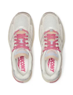 Hot saucony Sneakers Femme grid jazz 9 Crème/Rose