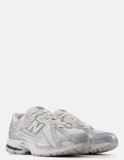 Outlet new balance Sneakers femme 1906r blanc/argent