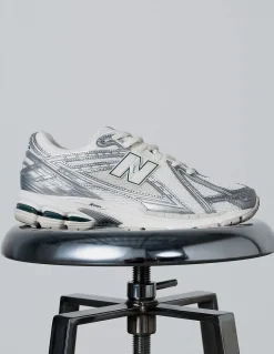 Outlet new balance Sneakers femme 1906r blanc/argent