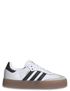 New adidas Sneakers Femme Sambae cuir blanc/noir