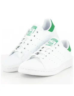 Best adidas Sneakers Femme Stan Smith J Vegan Blanc/Vert