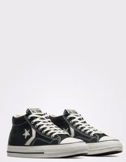 Clearance converse Sneakers Femme star player mid black white