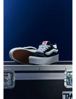 Clearance vans Sneakers Femme Ua Knu Stack Noir/Blanc