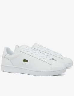 Outlet lacoste Sneakers Homme carnaby set 224 6 sma Cuir/Blanc