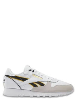 reebok Sneakers Homme Classic Leather Blanc/Jaune