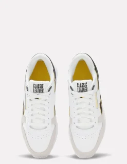 reebok Sneakers Homme Classic Leather Blanc/Jaune