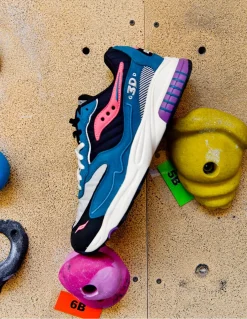 Sale saucony Sneakers homme 3d grid hurricane midnight swimming