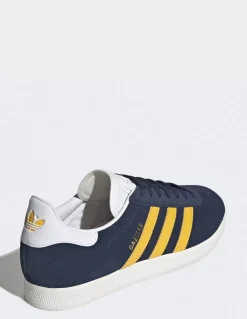 Clearance adidas Sneakers Homme Gazelle Bleu Jaune