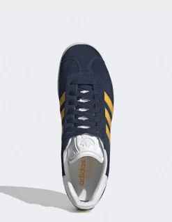 Clearance adidas Sneakers Homme Gazelle Bleu Jaune