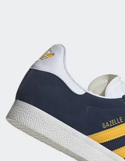 Clearance adidas Sneakers Homme Gazelle Bleu Jaune