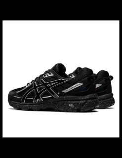 Clearance asics Sneakers homme gel-venture 6 black silver