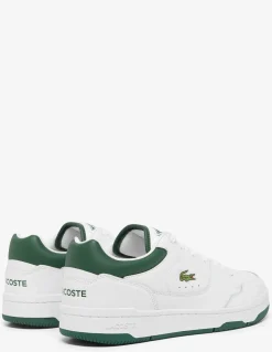 lacoste Sneakers Homme linedrive 125 1 sma cuir blanc/vert