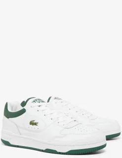 lacoste Sneakers Homme linedrive 125 1 sma cuir blanc/vert