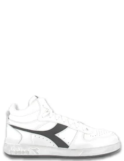 Clearance diadora Sneakers homme magic icona cuir blanc/noir
