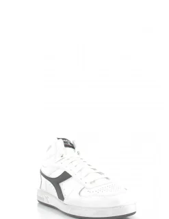 Clearance diadora Sneakers homme magic icona cuir blanc/noir