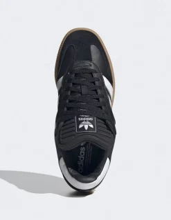 New adidas Sneakers homme Samba XLG cuir noir/blanc