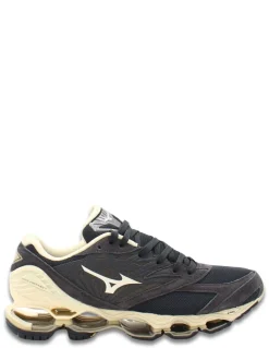 mizuno Sneakers Homme Wave Prophecy ls Bleu Marine/Beige