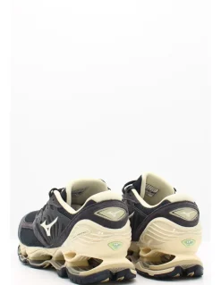 mizuno Sneakers Homme Wave Prophecy ls Bleu Marine/Beige