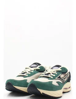 Discount mizuno Sneakers homme wave rider b vert/beige