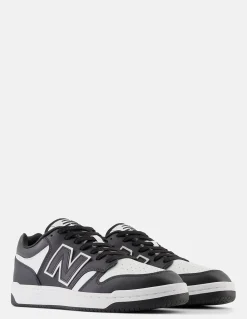 New new balance Sneakers Mixte 480 Cuir Blanc/Noir