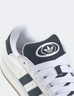 Hot adidas Sneakers Mixte campus 00s cuir blanc/jeans