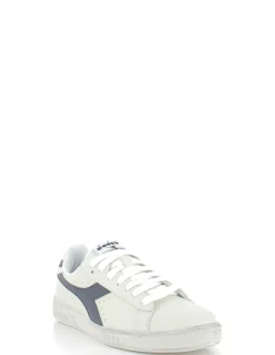 New diadora Sneakers mixte game l low cuir blanc/bleu